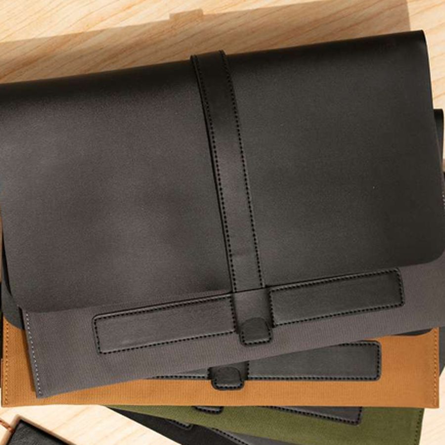 Vegan leather folios in multiple colours