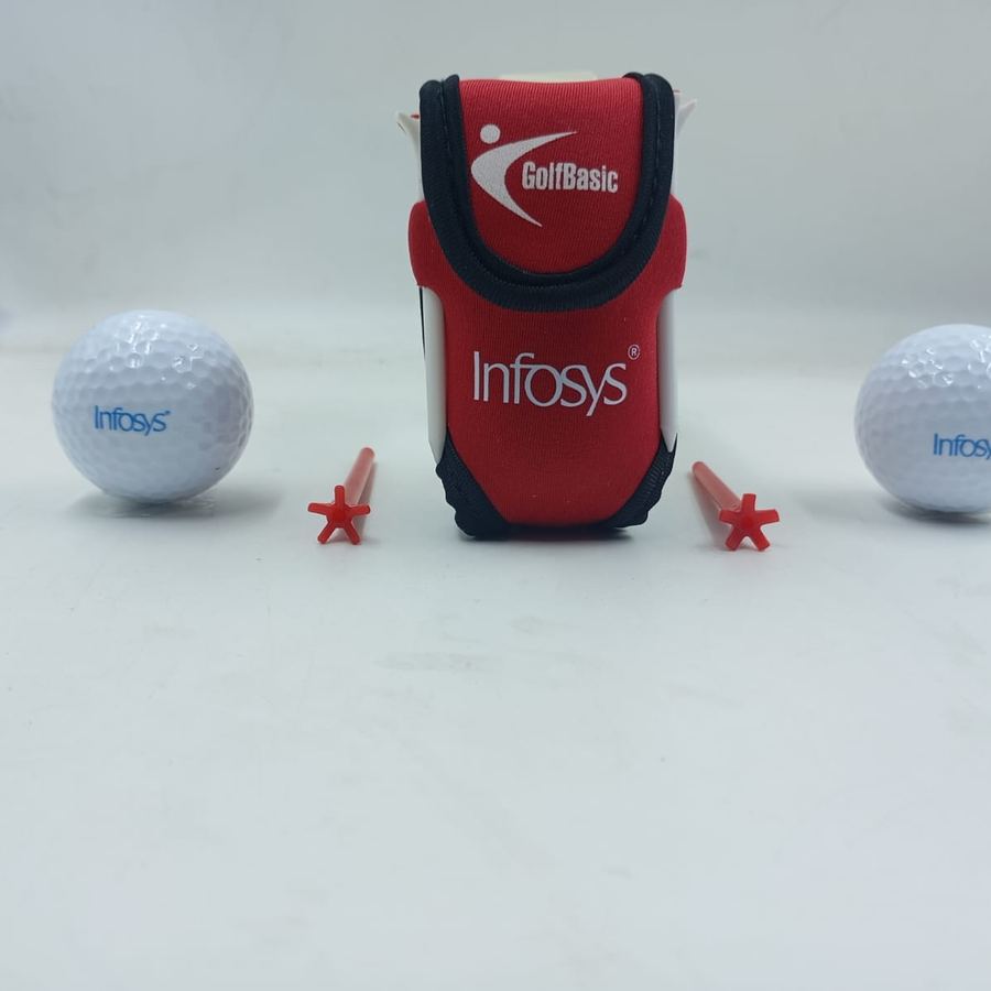 Infosys branded golf accessory kit