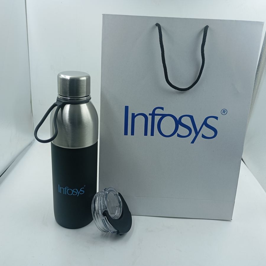 Infosys steel bottle gift set