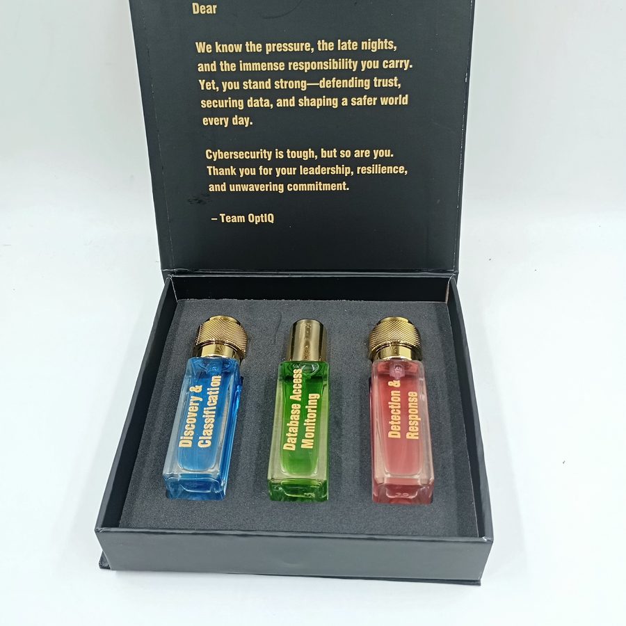 OptIQ cybersecurity team appreciation gift box