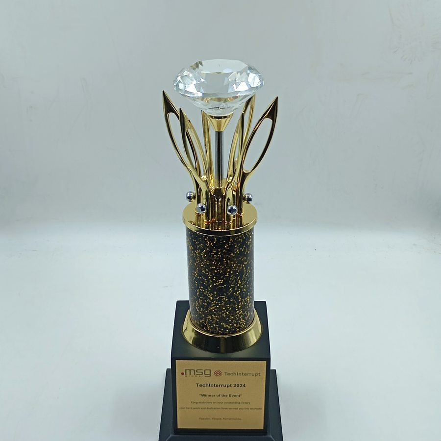 MSG TechInterrupt 2024 custom trophy